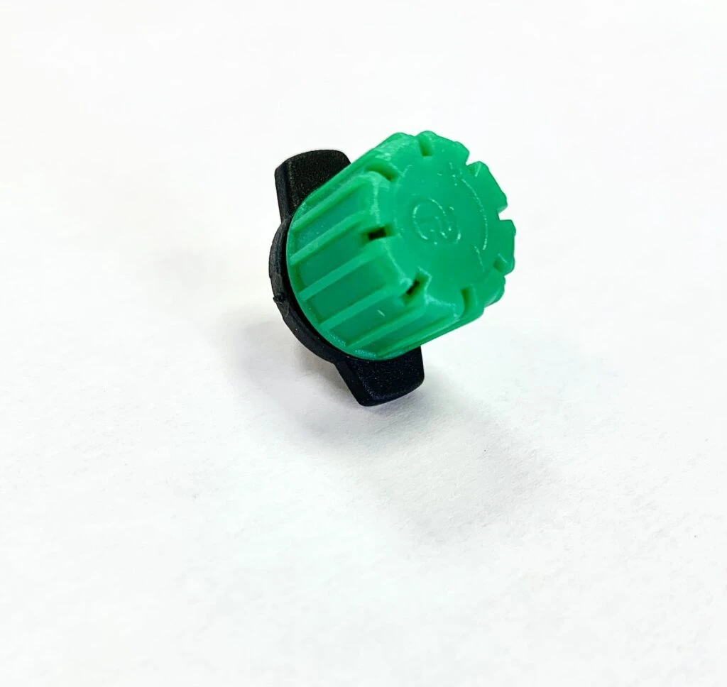 GOUTTEUR REGLABLE VERT 140L/H