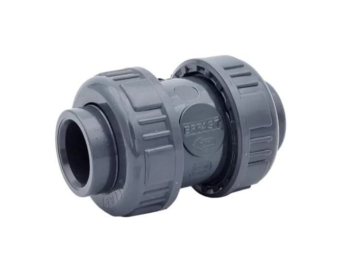 CLAPET ANTI RETOUR PVC DOUBLE UNION DN 32