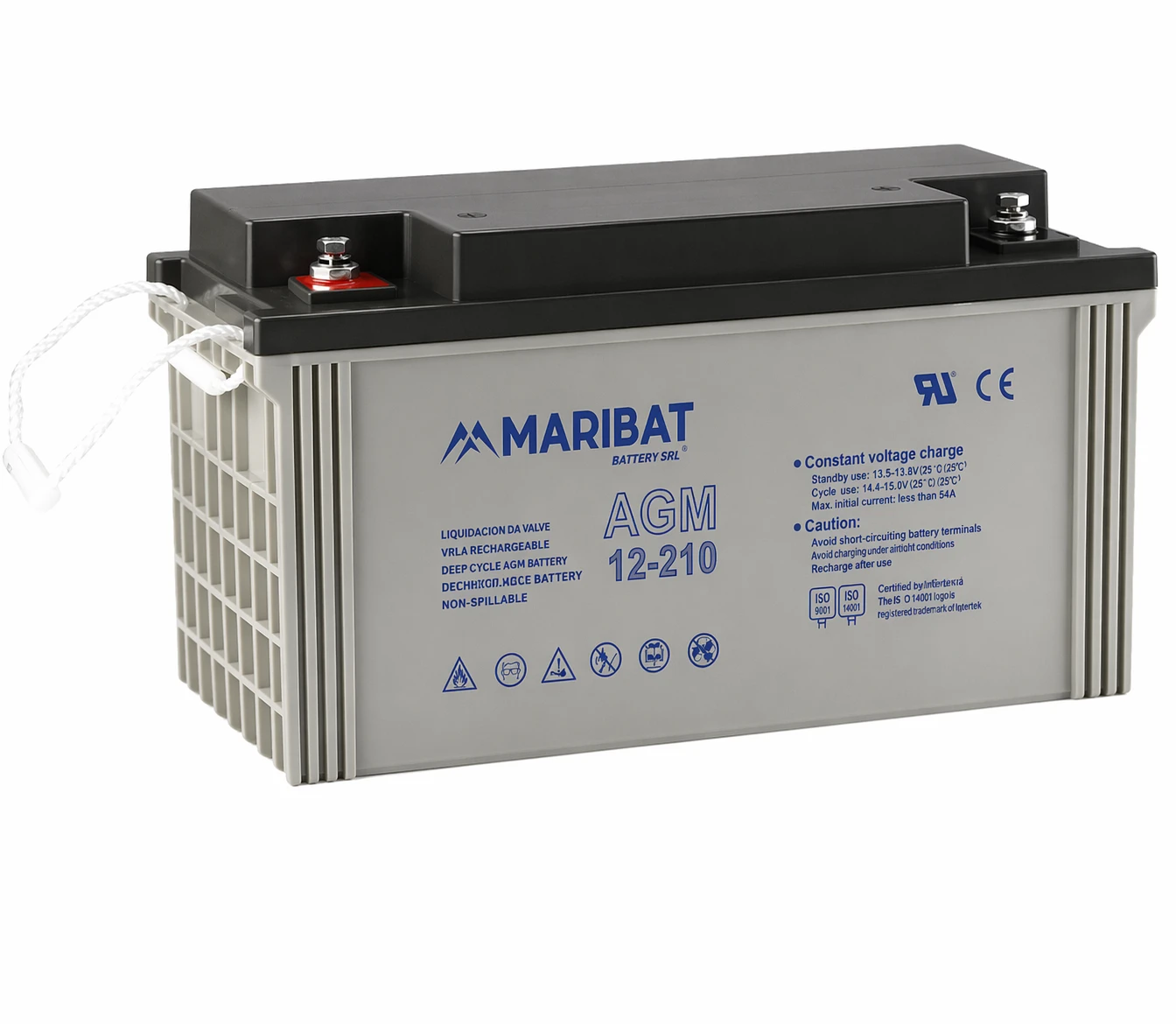 BATTERIE SOLAIRE MARIBAT AGM 12V 210AH